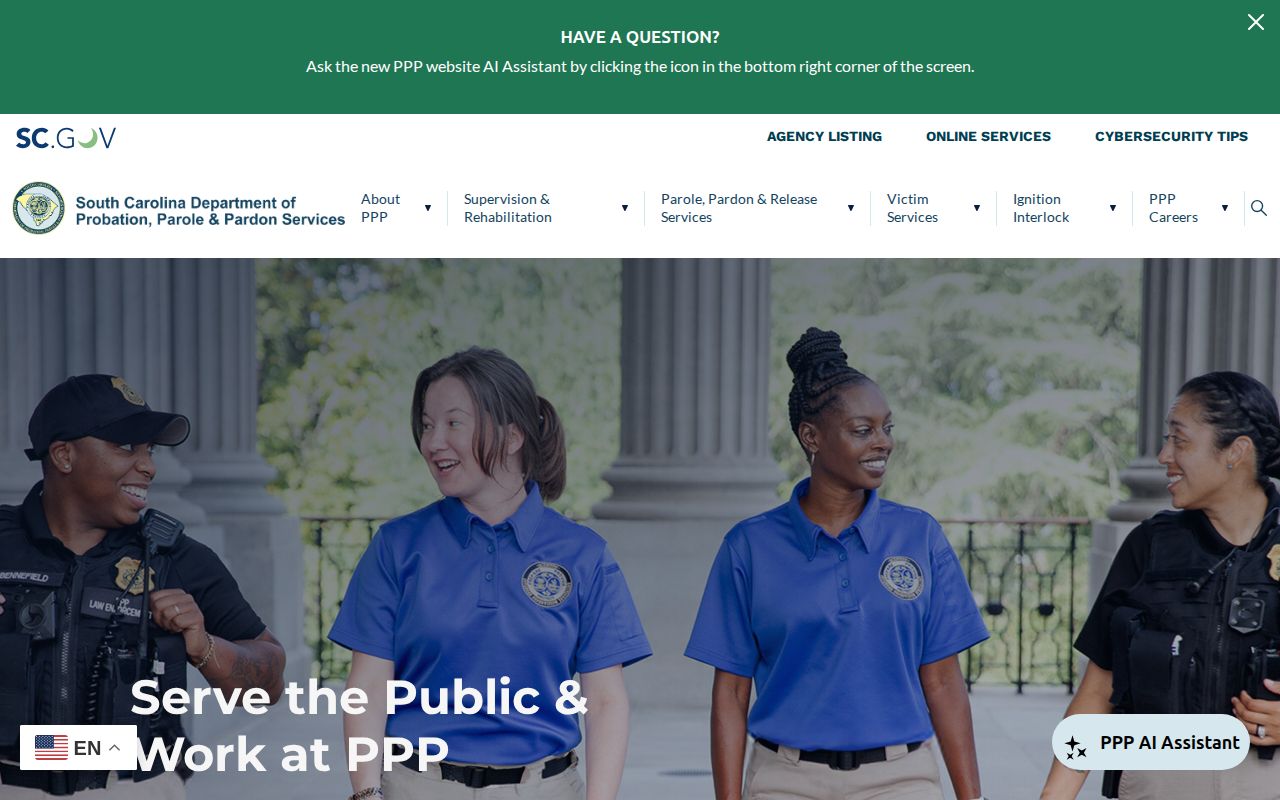 Barnwell County parole and probation supervised offender search entry